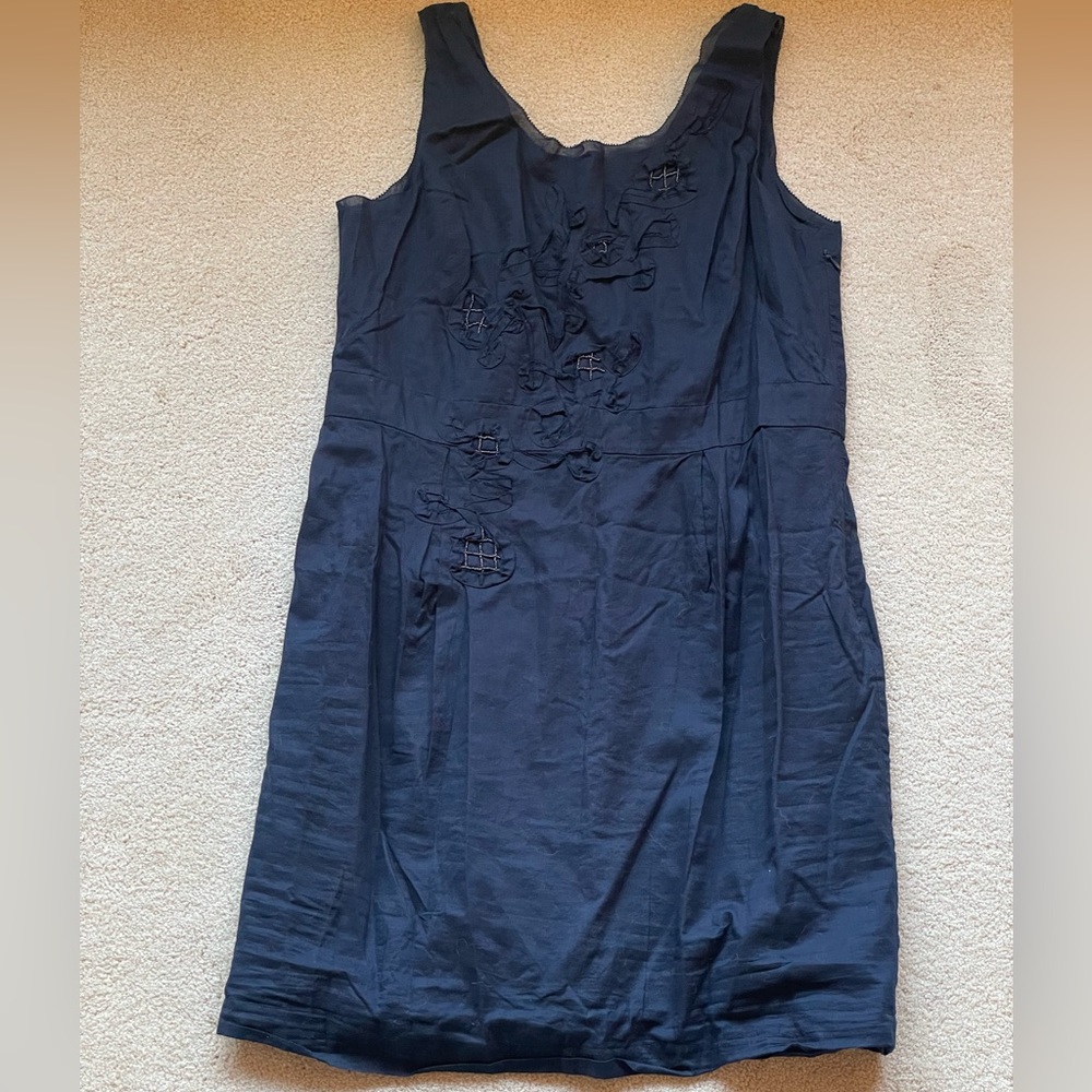 Ann Taylor Loft floral embellished and beaded dress